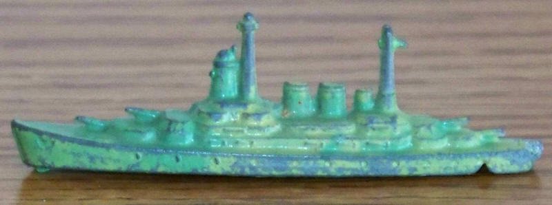 Cracker Jack 1930s Tootsie Toy Battleship Prize