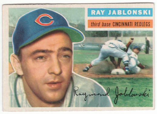 1956 Topps Baseball #86 Ray Jablonski