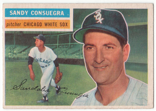 1956 Topps #265 Sandy Consuegra front