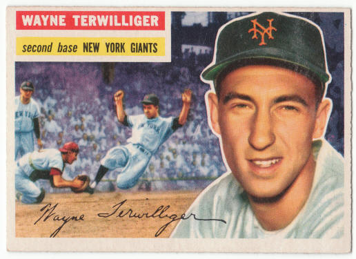 1956 Topps #73 Wayne Terwilliger front
