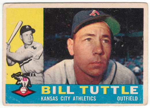 1960 Topps Baseball #367 Bill Tuttle