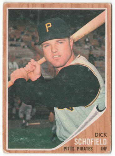 1962 Topps Baseball #484 Dick Schofield