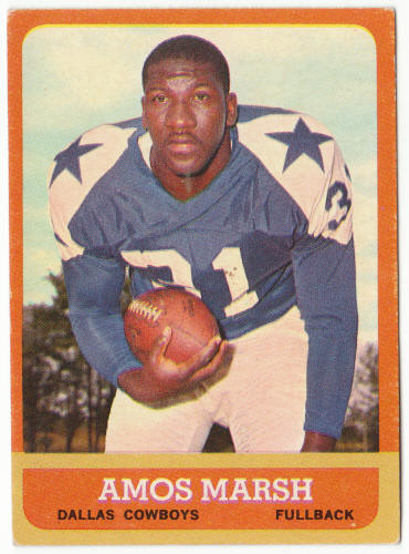 1963 Topps Football #76 Amos Marsh Rooke Card