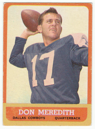 1963 Topps Football #74 Don Meredith