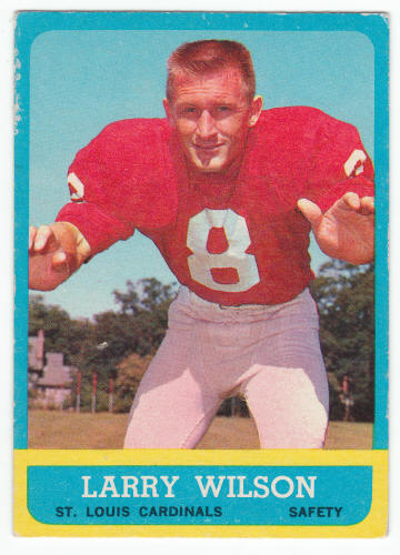 1963 Topps Larry Wilson Rookie Card #155