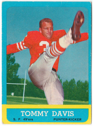 1963 Topps Football #138 Tommy Davis