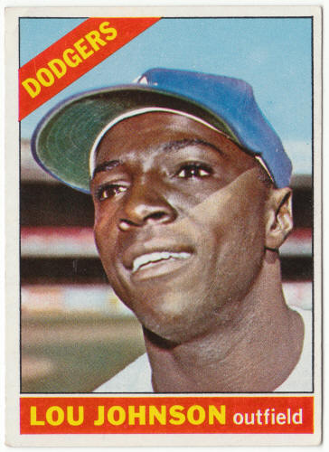 1966 Topps Baseball #13 Lou Johnson