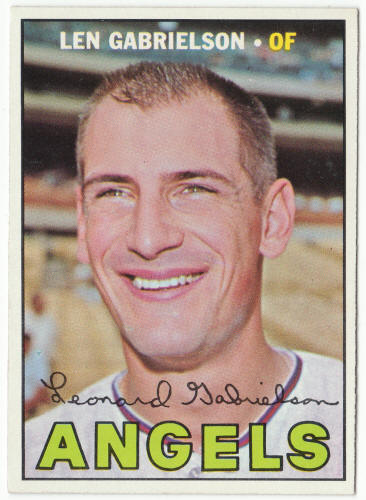 1967 Topps #469 Len Gabrielson front