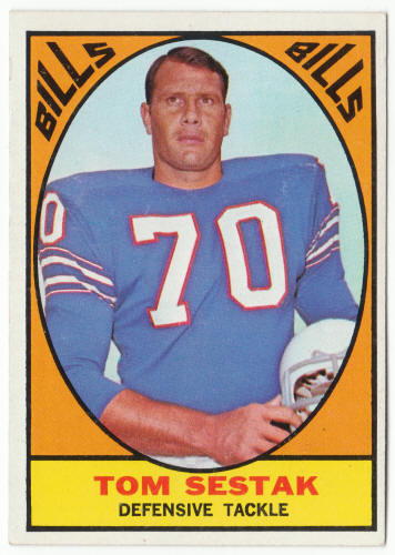 1967 Topps Football #27 Tom Sestak