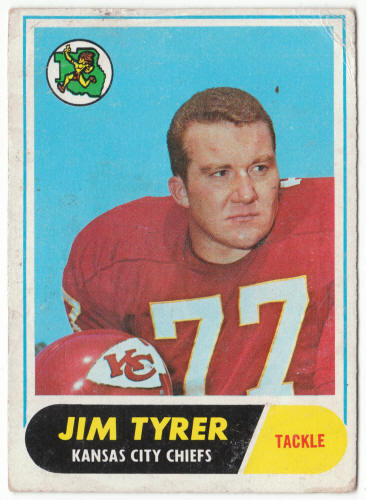 1968 Topps Football #15 Jim Tyrer