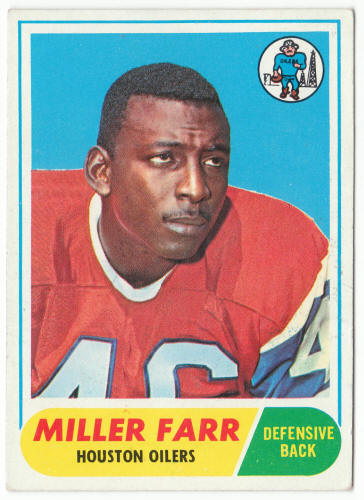 1968 Topps Football #172 Miller Farr