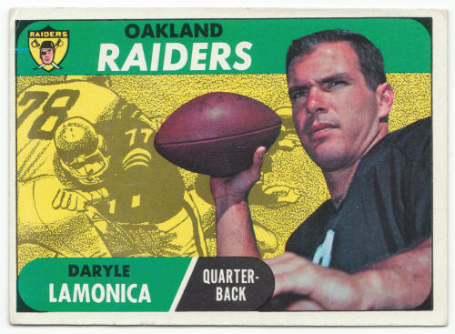 1968 Topps #194 Daryle Lamonica front