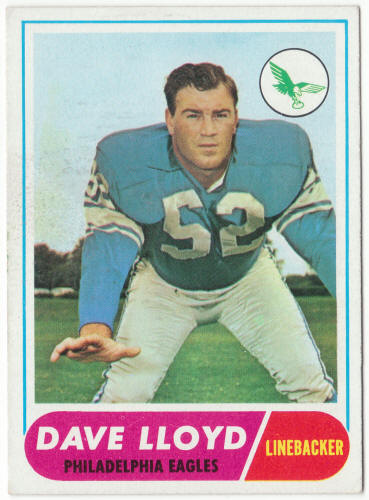 1968 Topps Football #84 Dave Lloyd