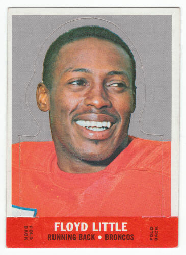 1968 Topps Floyd Little Insert Stand-Up #14
