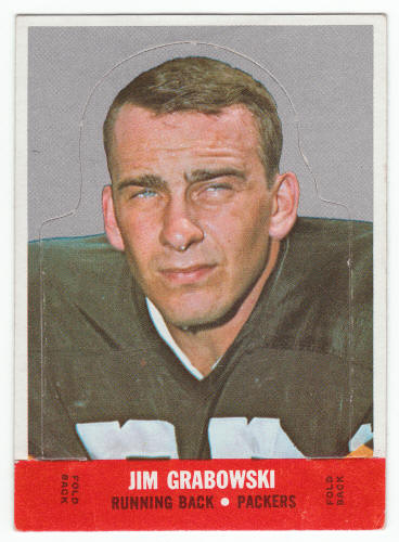 1968 Topps Jim Grabowski Insert Stand-Up #6