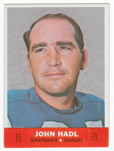 1968 Topps John Hadl Insert Stand-Up #7