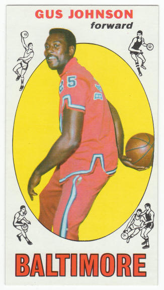 1969-70 Topps #12 Gus Johnson Rookie Card
