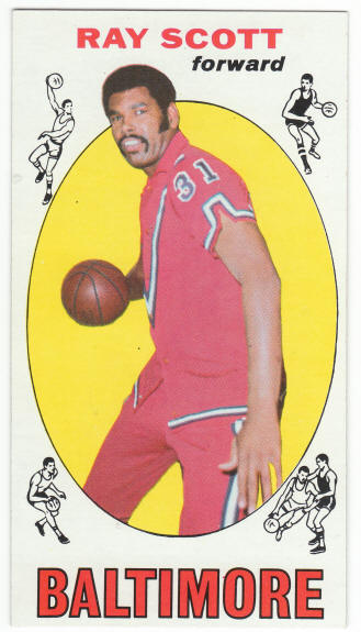 1969-70 Topps #69 Ray Scott Rookie Card front