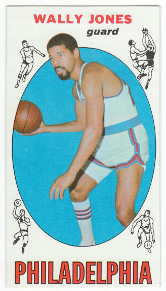 1969-70 Topps #54 Wally Jones Rookie Card front