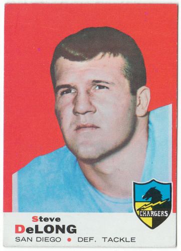 1969 Topps Football #129 Steve DeLong
