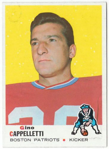 1969 Topps Football #172 Gino Cappelletti
