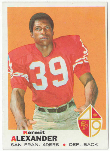 1969 Topps Football #179 Kermit Alexander