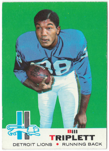 1969 Topps Football #32 Bill Triplett