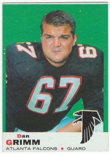 1969 Topps Football #46 Dan Grimm