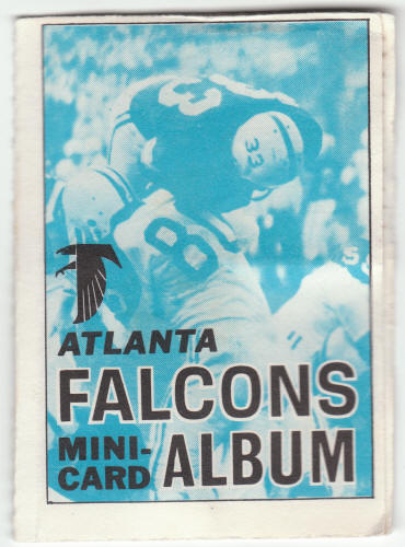 1969 Topps Atlanta Falcons 4-in-1 Mini-Card Album #1