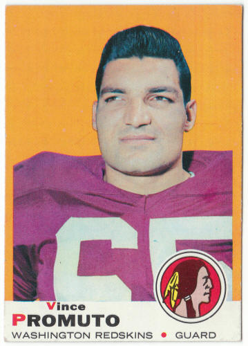 1969 Topps Football #92 Vince Promuto