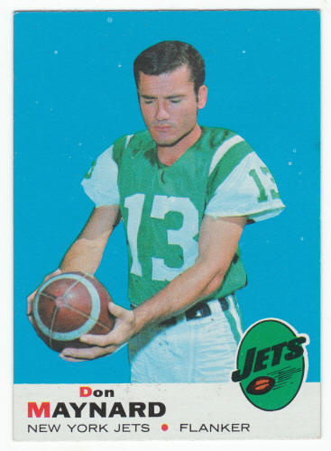 1969 Topps Don Maynard #60 Card Front