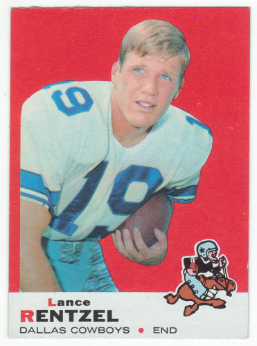 1969 Topps Lance Rentzel #31 Rookie Card