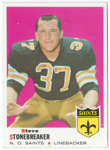 1969 Topps Football #174 Steve Stonebreaker