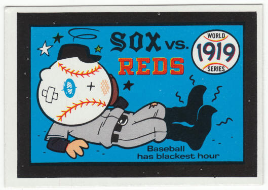 1970 Fleer #16 1919 World Series front