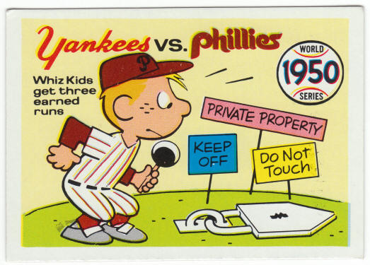 1970 Fleer 1950 World Series Card #47 front