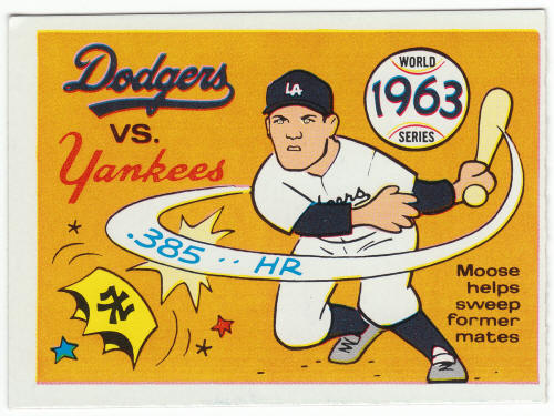 1970 Fleer #60 1963 World Series Card