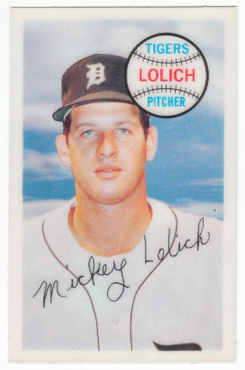 1970 Kelloggs 3D Mickey Lolich #65
