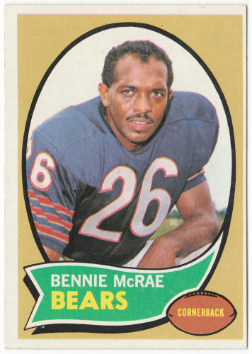 1970 Topps Football #134 Bennie McRae
