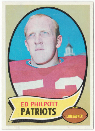 1970 Topps Football #138 Ed Philpott Rookie Card