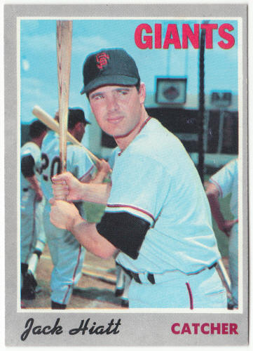 1970 Topps Baseball #13 Jack Hiatt