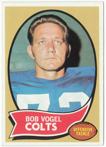 1970 Topps Football #15 Bob Vogel