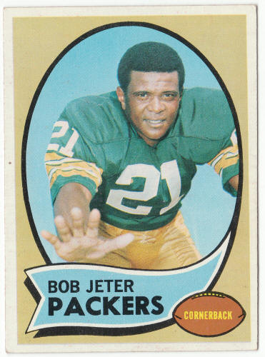 1970 Topps Football #182 Bob Jeter front