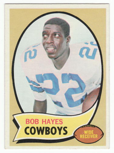 1970 Topps #189 Bob Hayes Football Card front