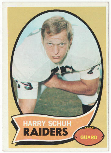 1970 Topps Football #224 Harry Schuh