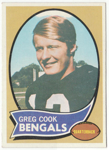 1970 Topps Football #235 Greg Cook Rookie Card front