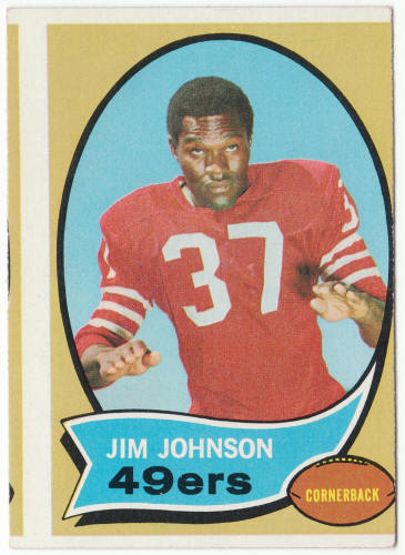 1970 Topps Football #245 Jimmy Johnson