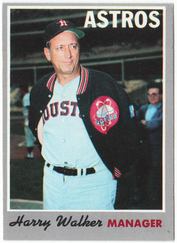 1970 Topps Baseball #32 Harry Walker Manager