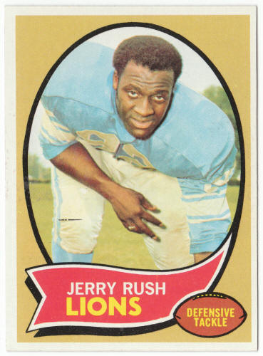1970 Topps Football #32 Jerry Rush Rookie Card