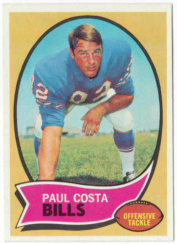 1970 Topps Football #36 Paul Costa