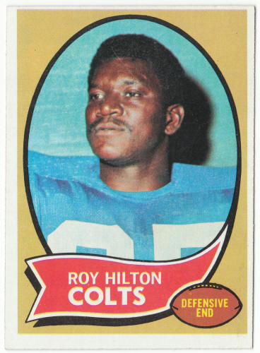 1970 Topps Football #38 Roy Hilton